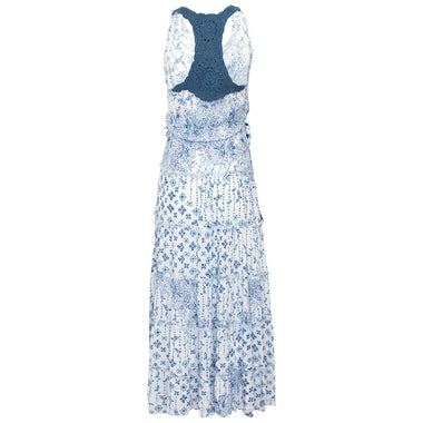 Long Dress Katie Blue Parrot - Dress