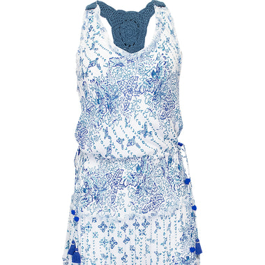 Long Dress Katie Blue Parrot - Dress