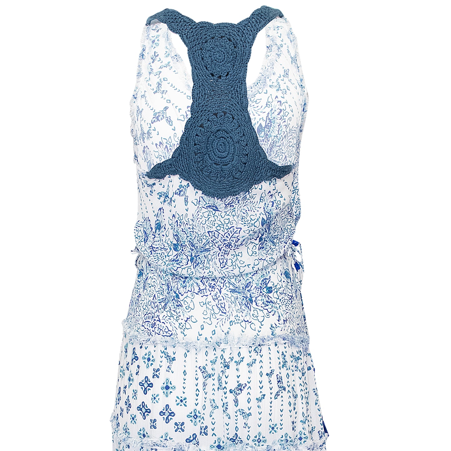 Load image into Gallery viewer, Long Dress Katie Blue Parrot - Dress
