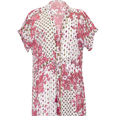 Long Dress Tunic Mya Pink Edelweiss - Dress