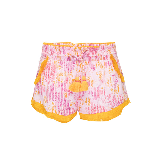 Lulu Boxer Short Kids Pink Marigold - Shorts