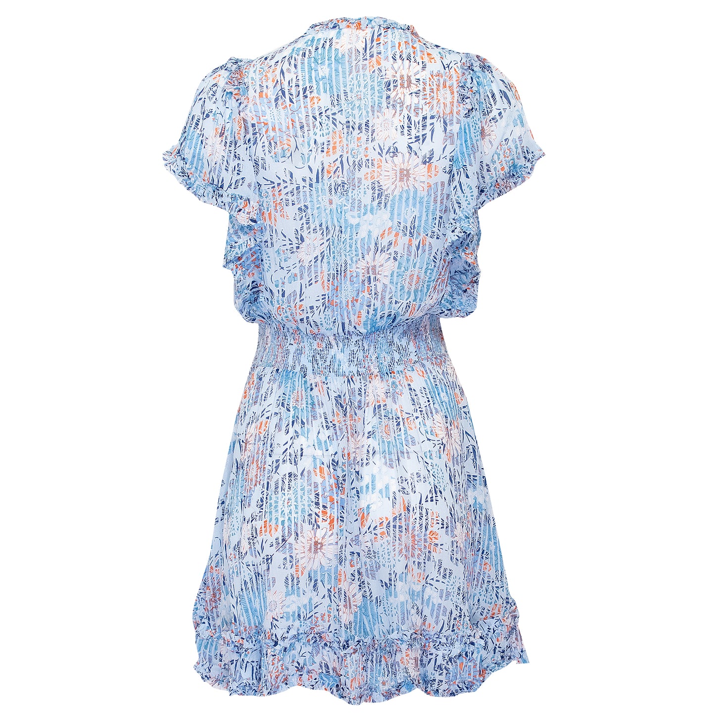 Load image into Gallery viewer, Mini Dress Amber Sky Blue Marigold - Dress
