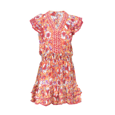 Kids Mini Dress Camilla Yellow Dalia - Girls Dress