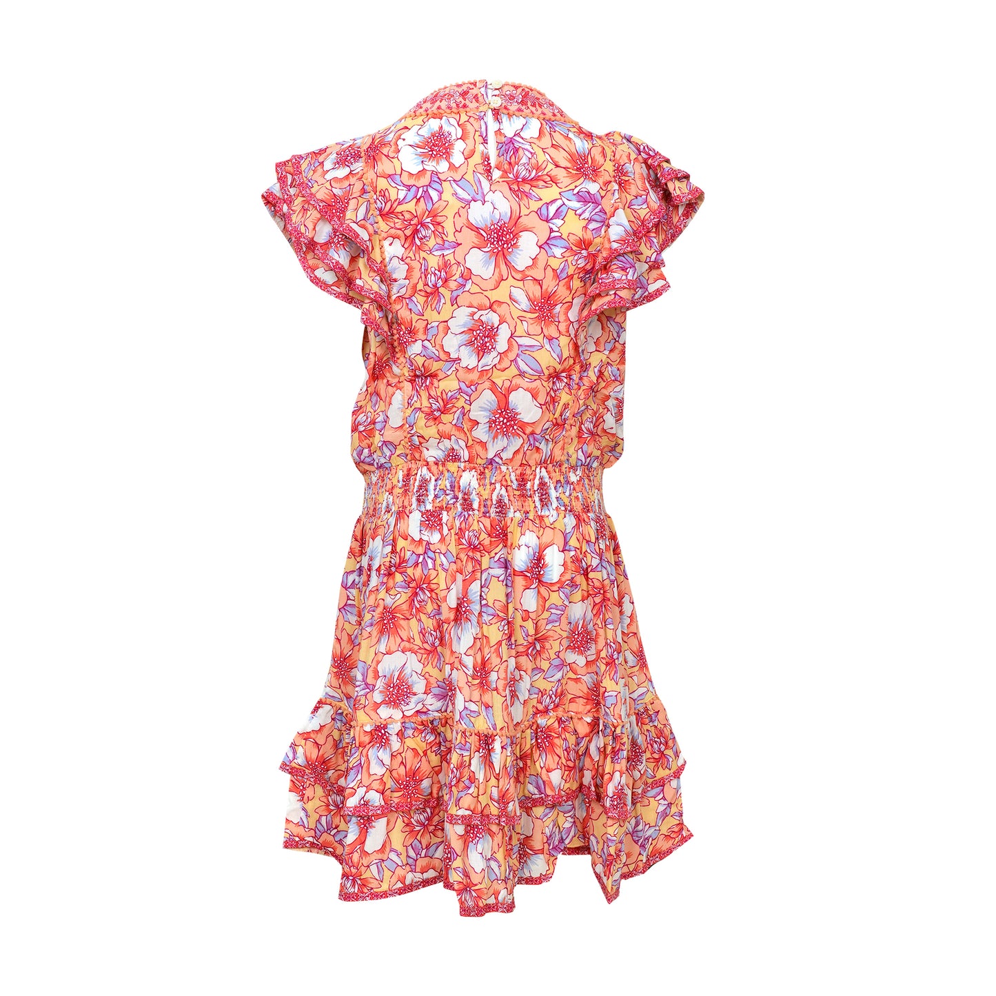 Load image into Gallery viewer, Kids Mini Dress Camilla Yellow Dalia - Girls Dress
