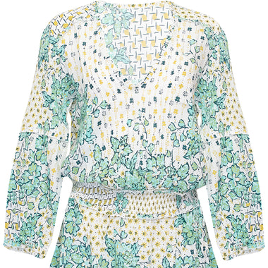 Mini Dress Ilona Long Sleeve Green Edelweiss - Dress