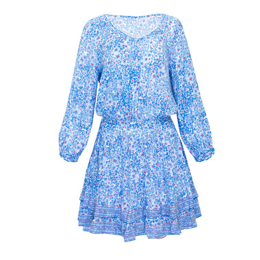 Mini Dress Selena Blue Hortensia - Dress