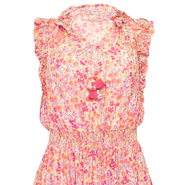 Mini Dress Triny Ruffled Purple - Dress