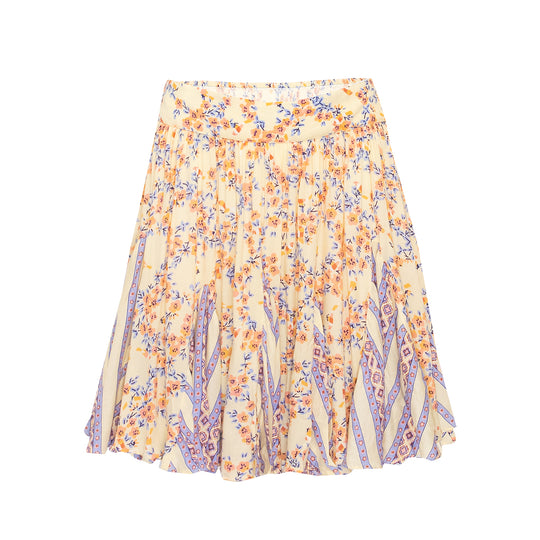 Mini Skirt Lisa Yellow Kookoo Bird - Skirt