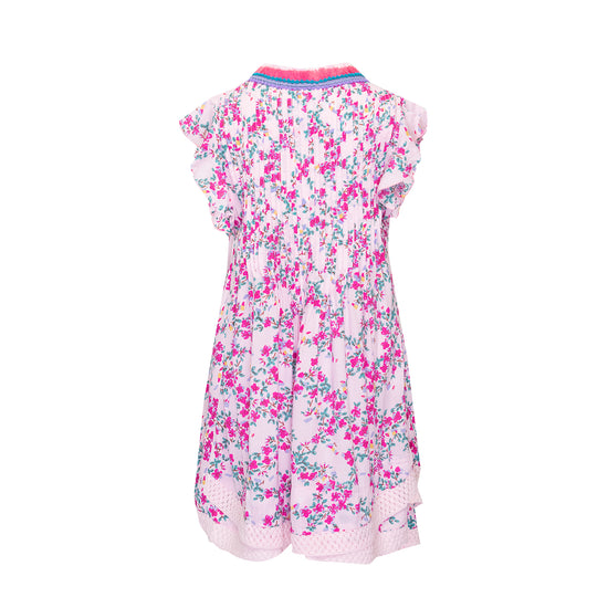 Sasha Mini Dress Kids Pink Kookoo Bird