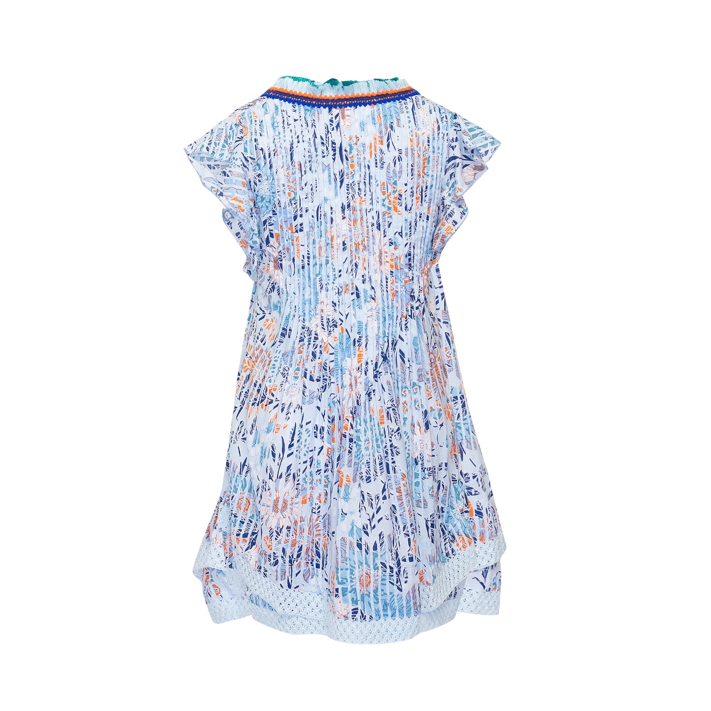 Load image into Gallery viewer, Sasha Mini Dress Kids Sky Blue Marigold
