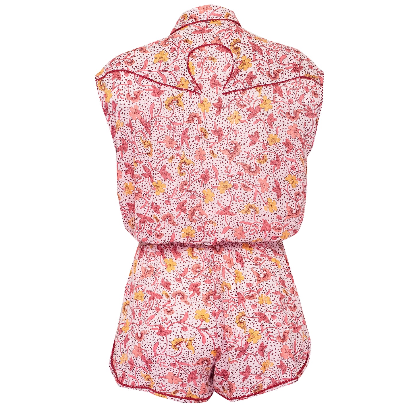 Load image into Gallery viewer, Short Jumpsuit Margo Pink Clary - Playsuit
