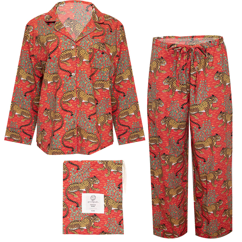 Bagheera Long Set Scarlet