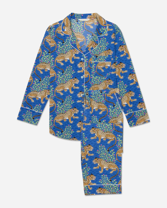 Load image into Gallery viewer, Bagheera Long Sleep Set Sapphire - Pajama
