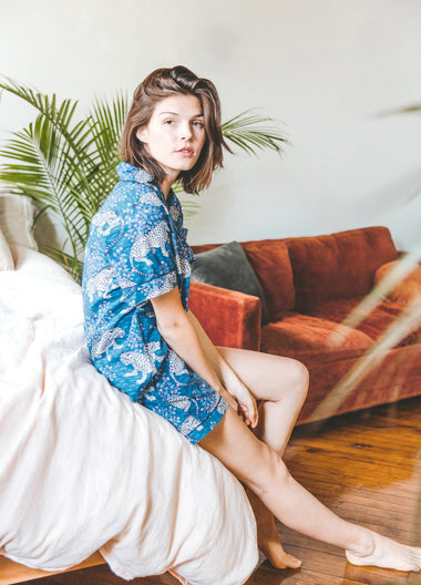 Bagheera Short Sleep Set Indigo - Pajama