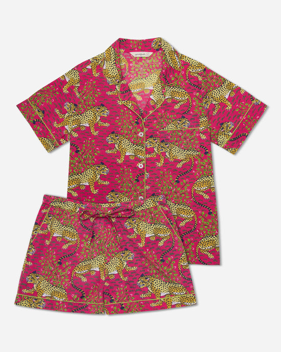 Bagheera Short Sleep Set Hot Pink