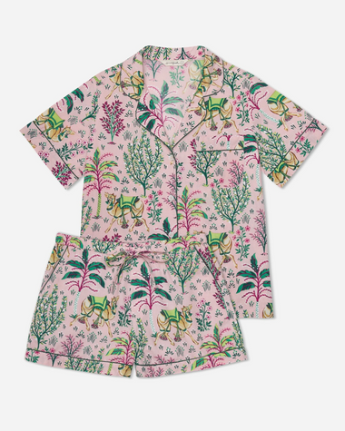Camel’s Courtyard Short Sleep Set Rose - Pajama