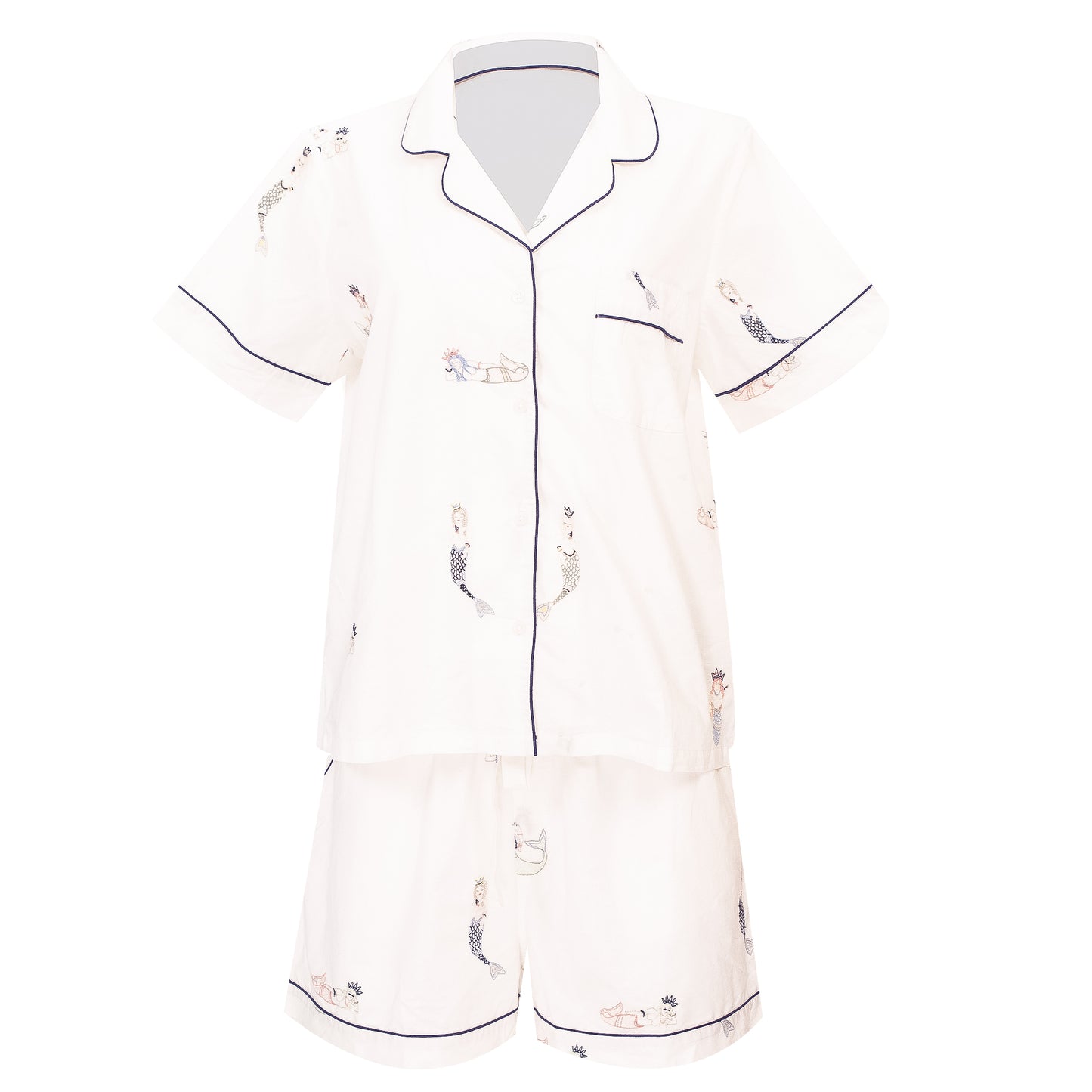 Daughters of Triton Short Sleep Set Cloud