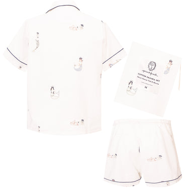 Daughters of Triton Short Sleep Set Cloud - Pajama
