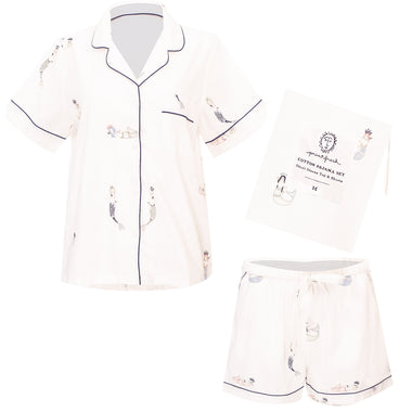 Daughters of Triton Short Sleep Set Cloud - Pajama