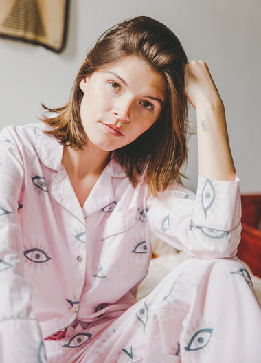 Eyes of the World Long Sleep Set Blush - Pajama