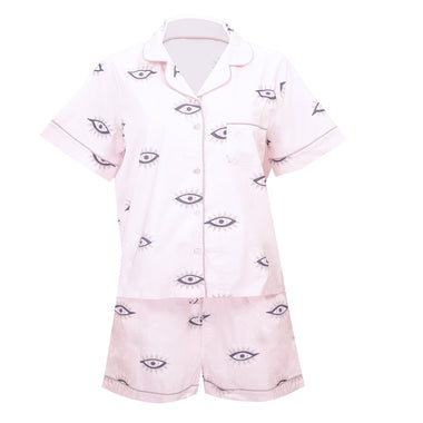 Eyes Of The World Short Sleep Set Blush - Pajama