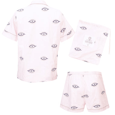 Eyes Of The World Short Sleep Set Blush - Pajama