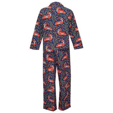 Queen Lotus Long Set Indigo - Pajama