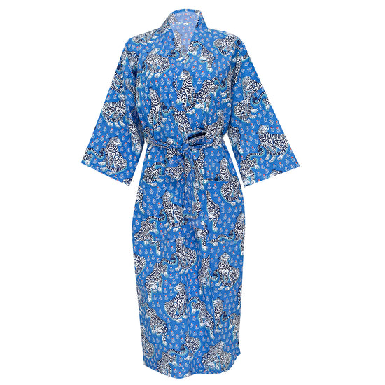 Tiger Queen Robe Cornflower