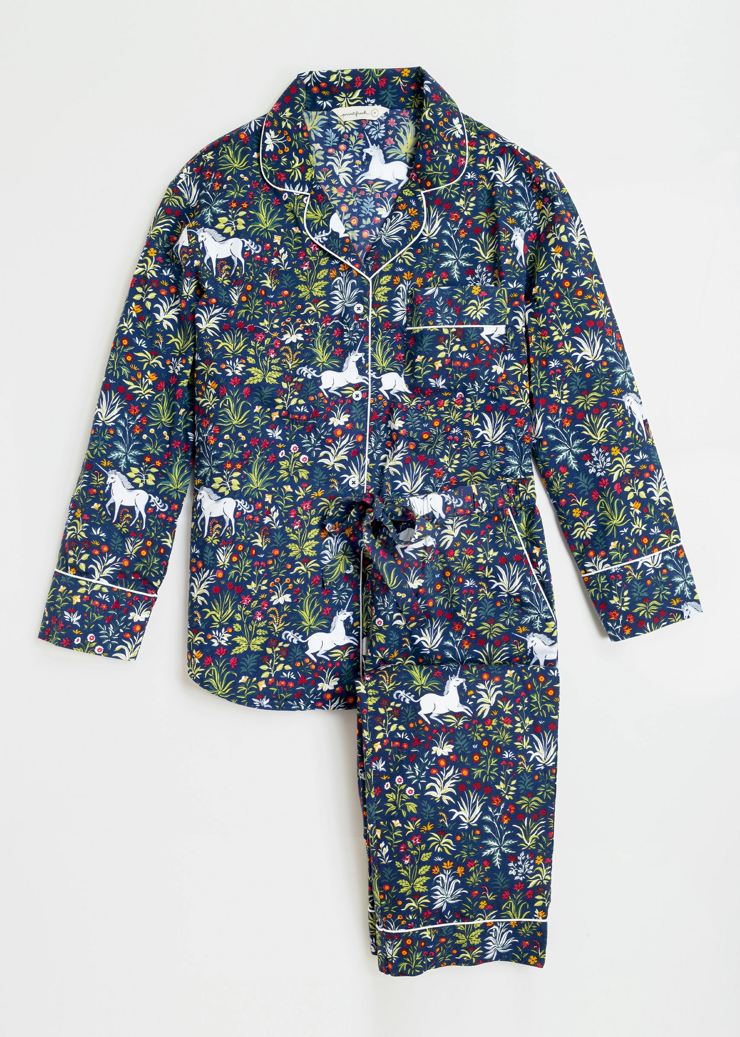 Unicorn's Garden Long Set Indigo