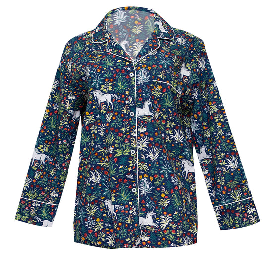 Unicorn's Garden Long Set Indigo