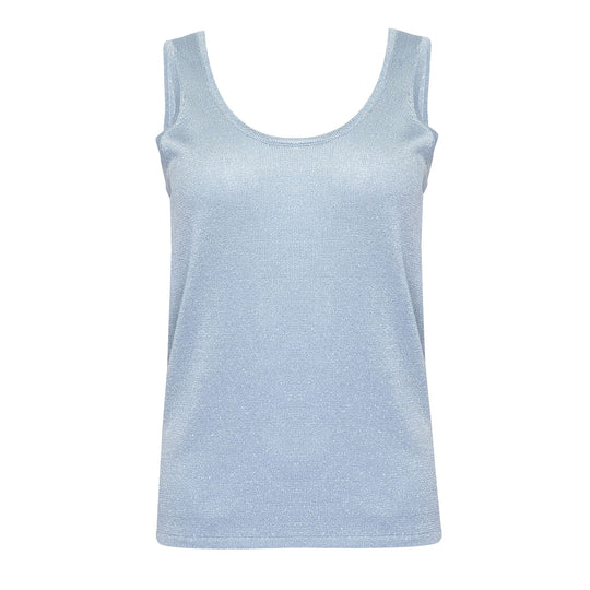 Load image into Gallery viewer, Solid Colour Tank Top In Astro Blue
