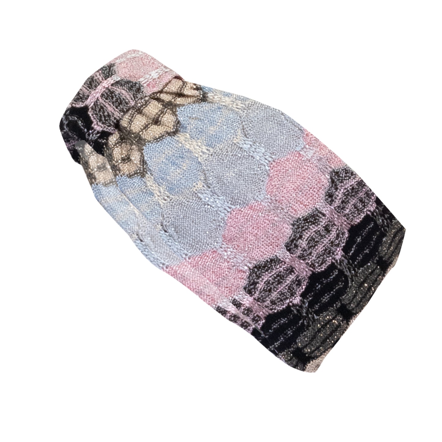 Headband in Honeycomb Knit Black