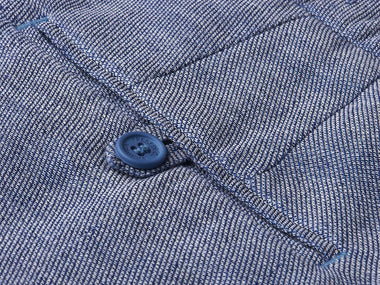 Linen Shorts with Buttoned Back Pocket