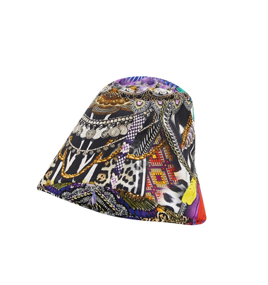 Womens Bucket Hat with Animal Print