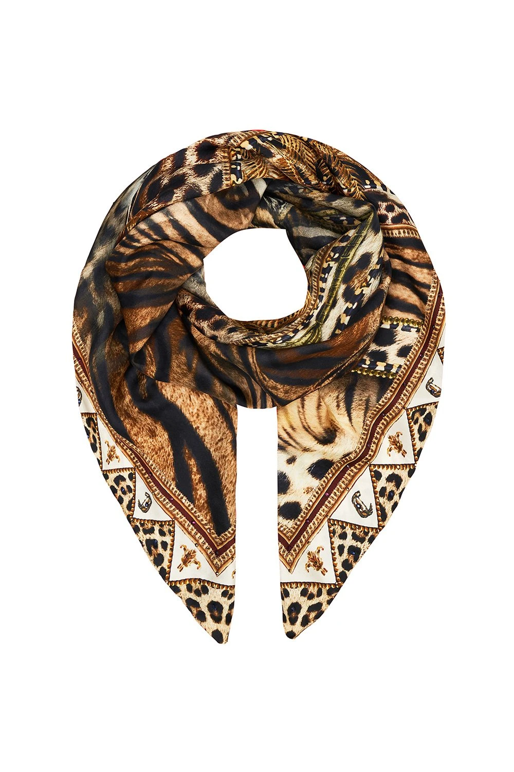 Load image into Gallery viewer, Womens Designer Scarf in Silk
