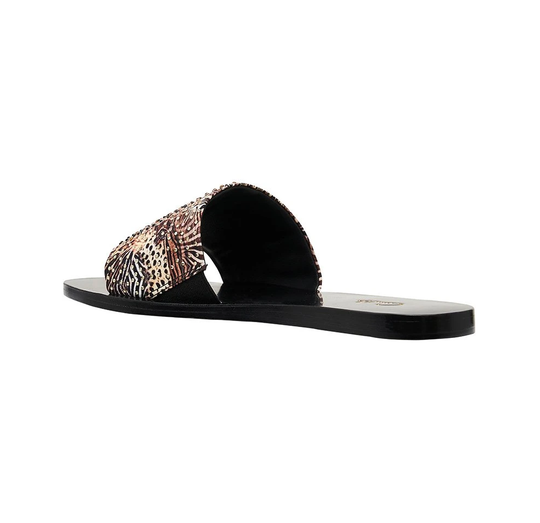 Ladies Summer Sandals with Black Sole