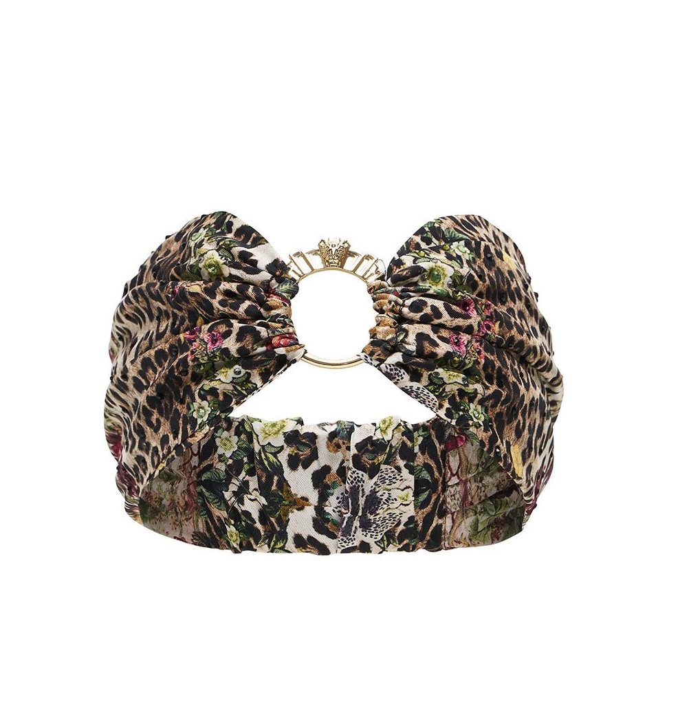 Elastic Headband in Leopard Print