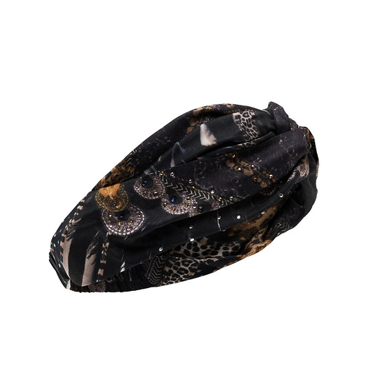 Twist Front Headband in Silk