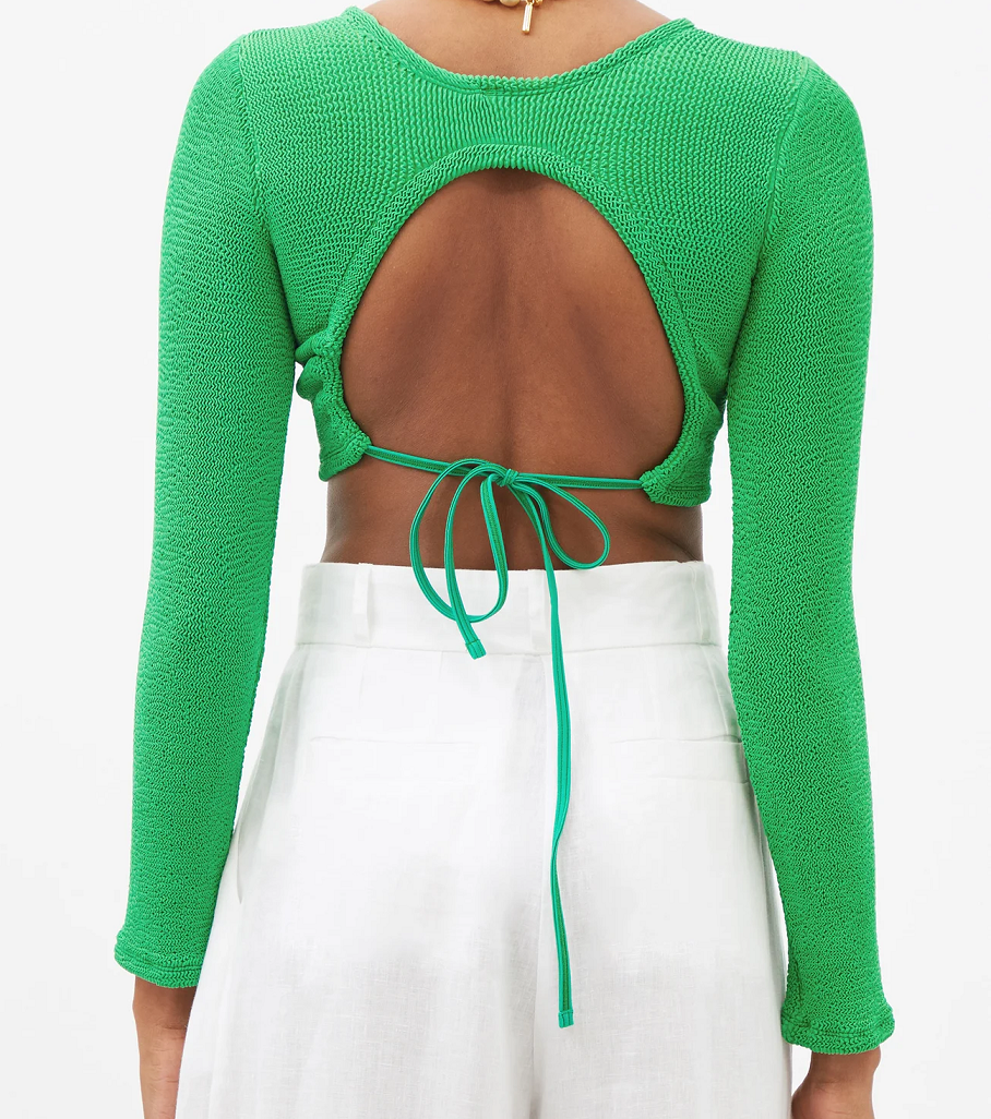 Celeste Top Crinkle Emerald