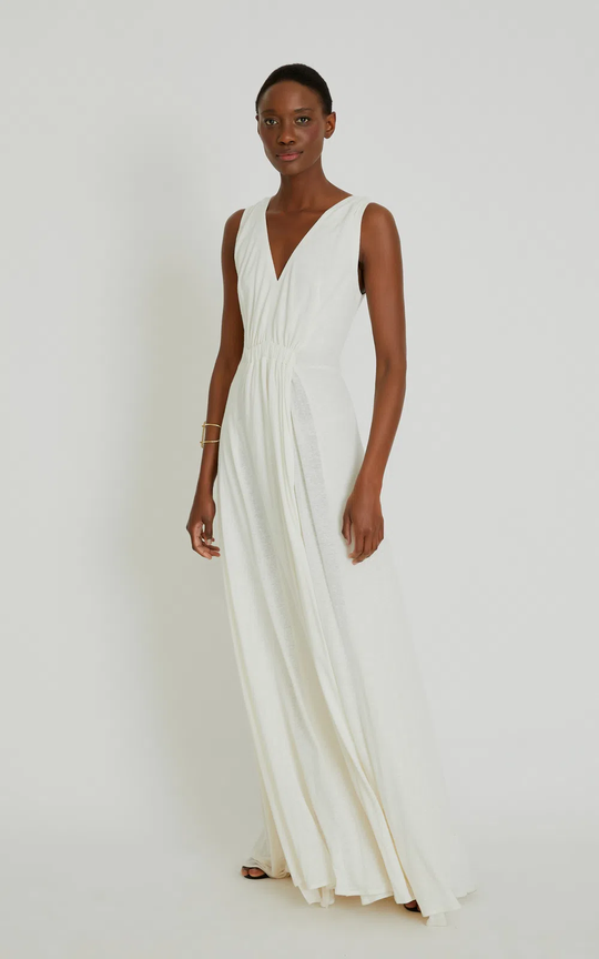 Load image into Gallery viewer, Long Dress Off White
