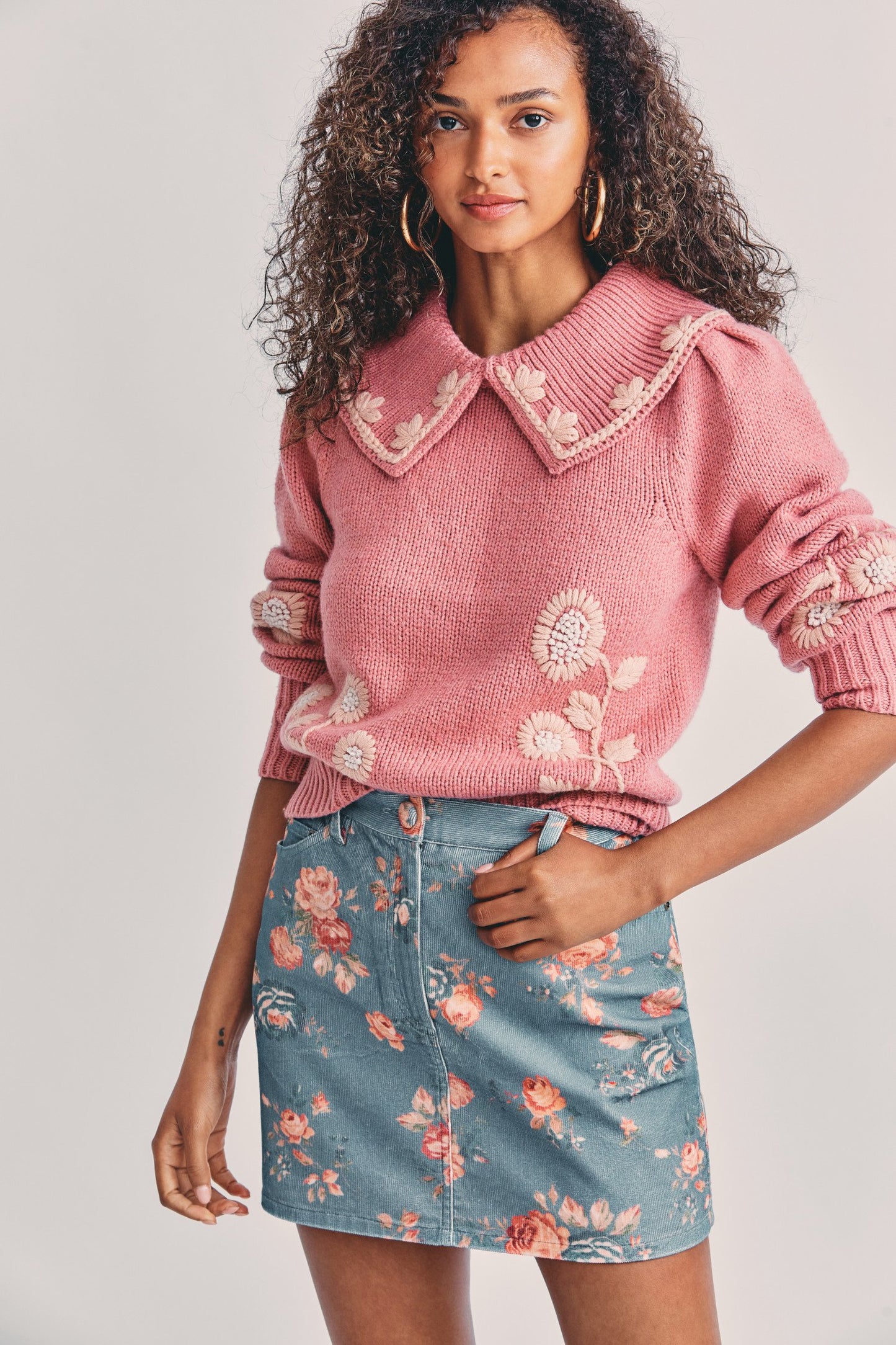 Load image into Gallery viewer, Hollywood Skirt Faded Denim - Skirt
