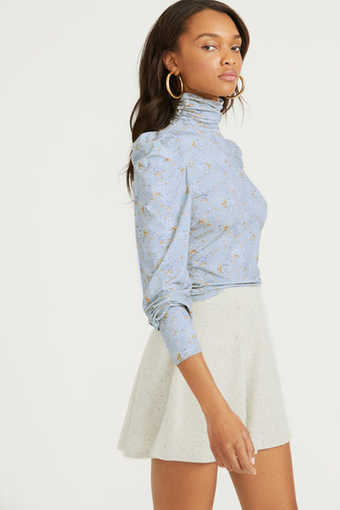 Vienna Turtleneck Sky Gray - Top