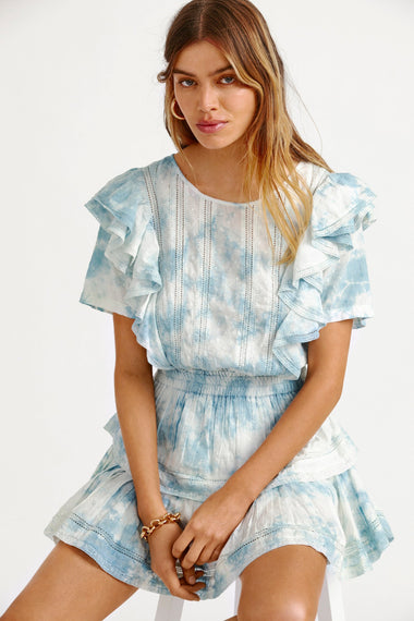 Natasha Dress Pacific Indigo Hand Dye - Dress