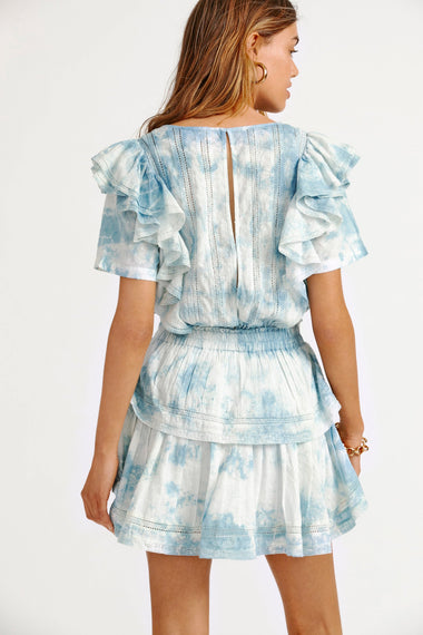 Natasha Dress Pacific Indigo Hand Dye - Dress