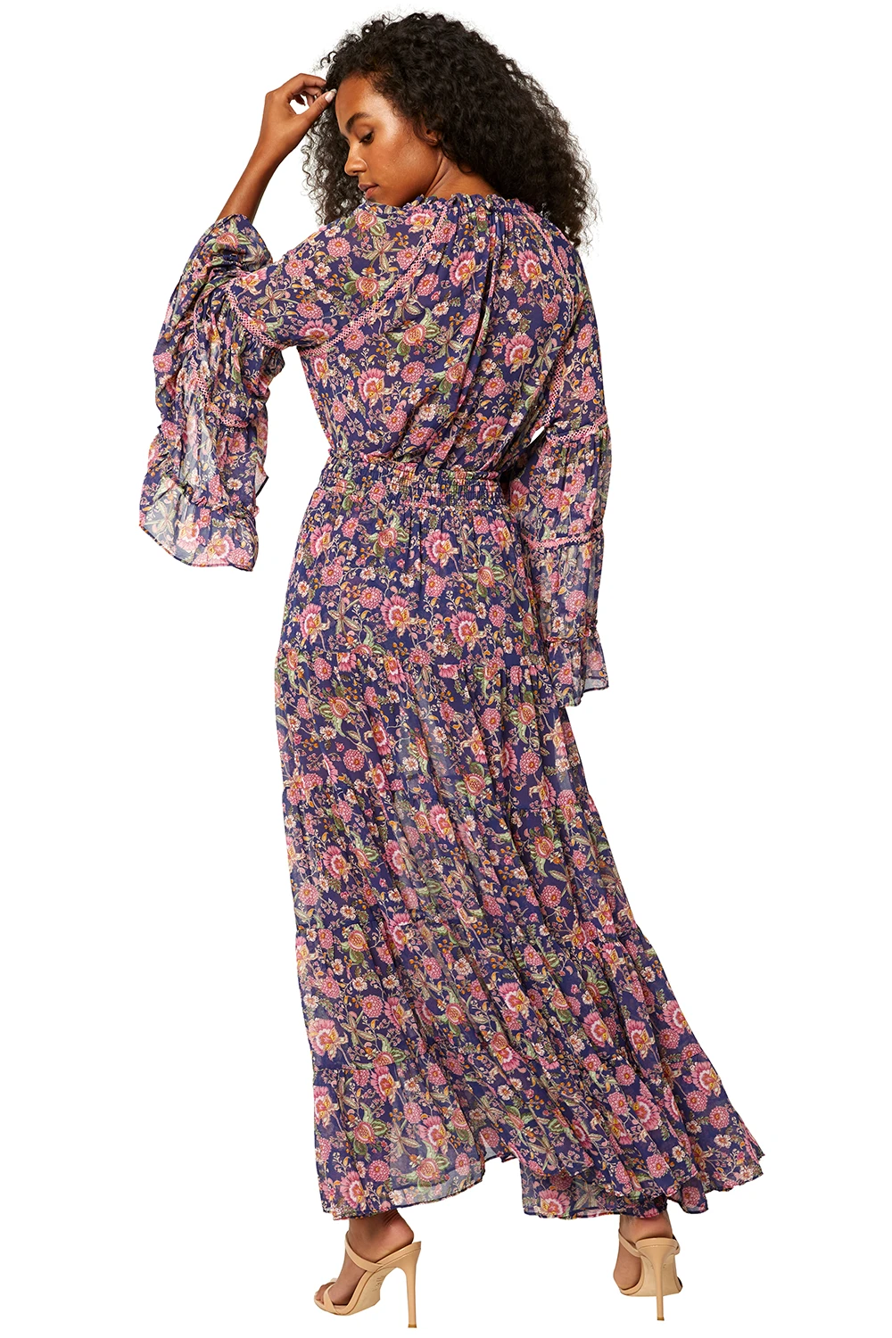 Load image into Gallery viewer, Alberta Top Falaise Floral Navy - Top
