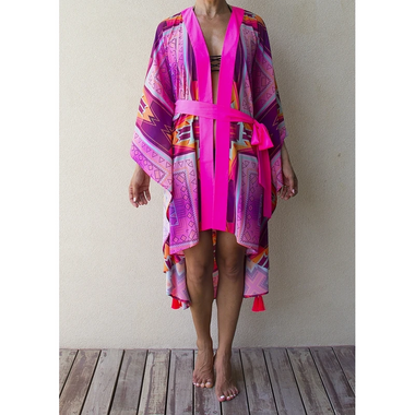 Boho Silk Kimono - Kaftan