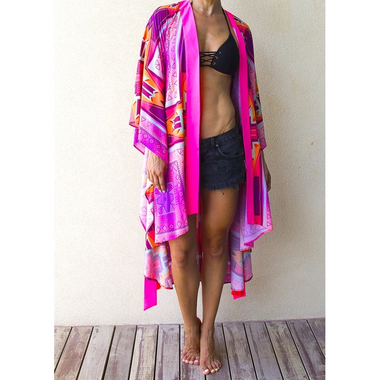 Boho Silk Kimono - Kaftan