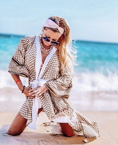 Kimono Beach Cover Up - Kaftan