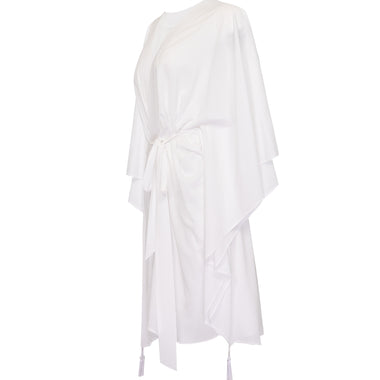 White Kimono with Angel Wings Long - Kimono