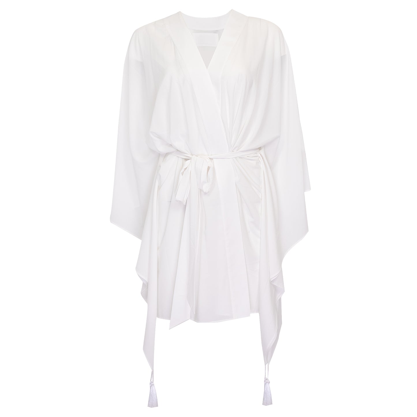 Load image into Gallery viewer, White Midi Kimono Wings - Kimono
